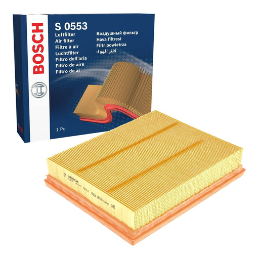 Bosch Car Air Filter S0553 Fits Ford Mondeo Estate/Wagon Tdci|Tdci Econetic - 2. Bosch  - Town Parts