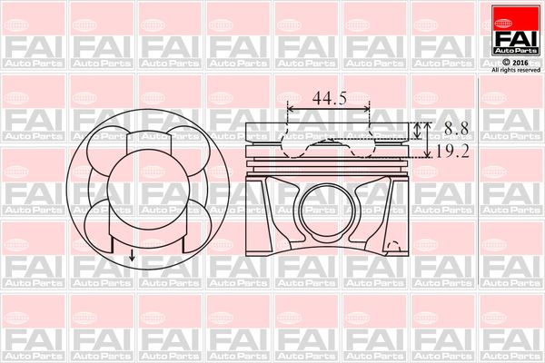 FAI Piston Cylinder Bore =