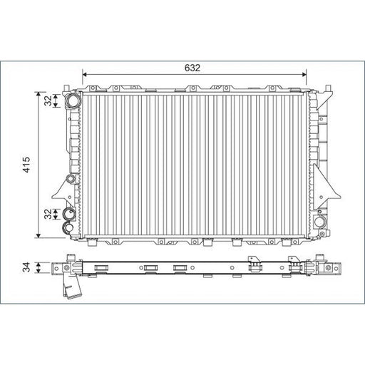 Valeo Engine Radiator 701170