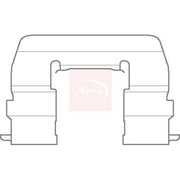 Apec Brake Pad Accessory Fitting Kit Front KIT1133