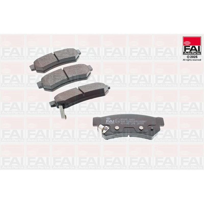 FAI Rear Brake Pad Set BP695