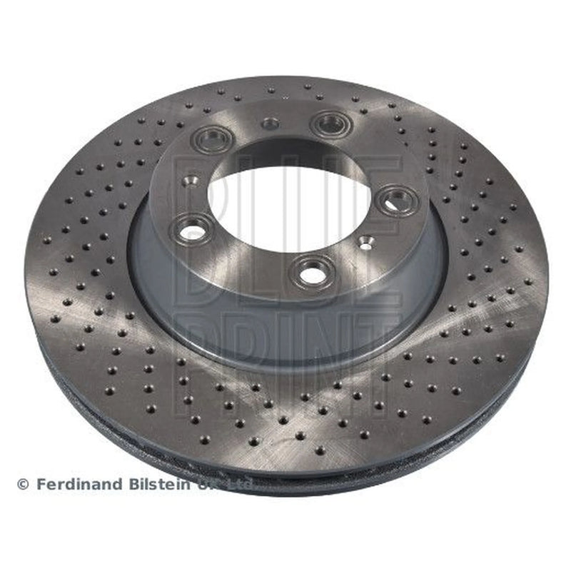 Blue Print 2 x Perforated/Vented Rear Brake Discs ADBP430114