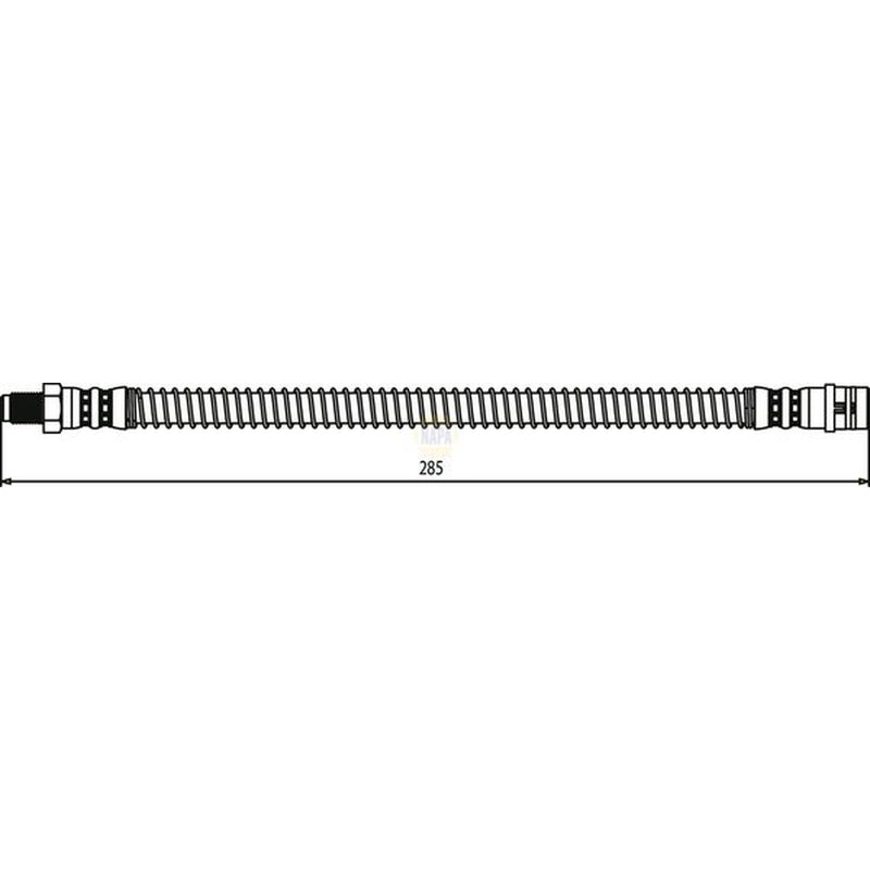 NAPA Brake Hydraulic Hose Line Rear NBH1052