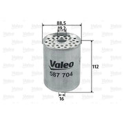 Valeo Fuel Filter Element 587704
