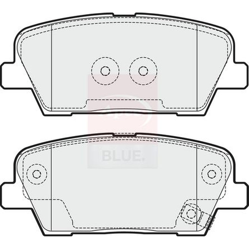 Apec Rear Brake Pad Set PD3347