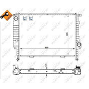 NRF Engine Radiator 509589