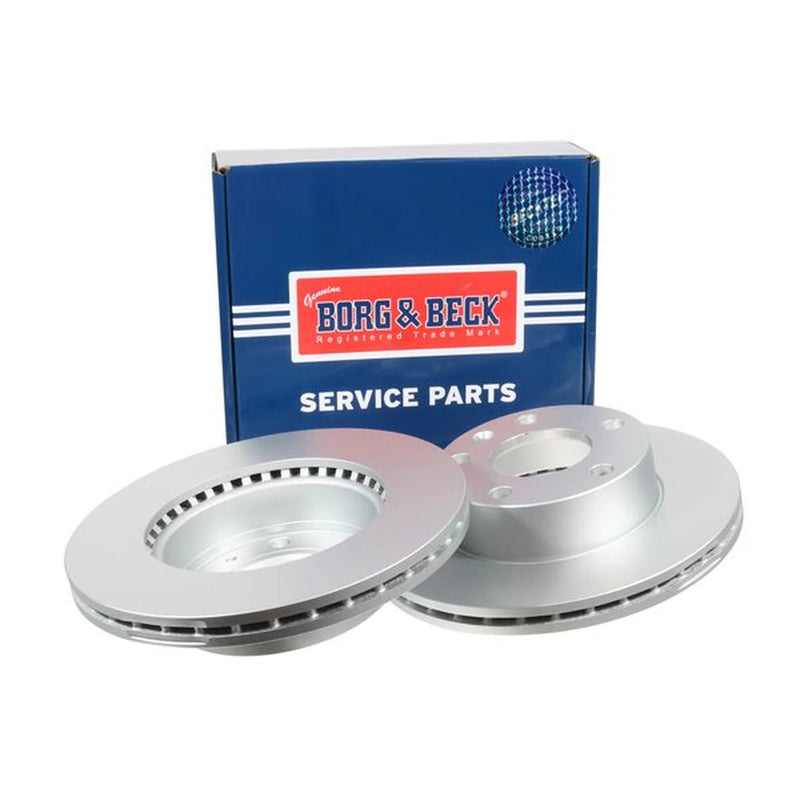 Borg & Beck 2 x Vented Front Brake Discs BBD4687