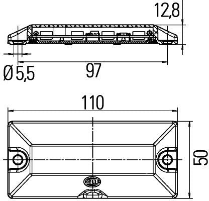 Hella 2JA 010 838-017 Interior Light