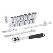 Facom 1/2in Drive Socket Set, 22 Piece - SL.151-EP22PB