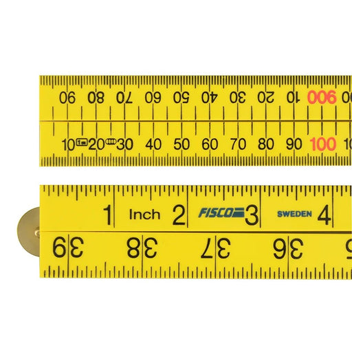 Fisco Yellow ABS Nylon Rule 1m / 39in - 201312