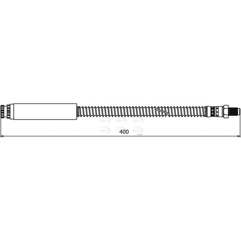 Apec Brake Hydraulic Hose Line Rear Left HOS3934