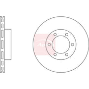 Apec 2 x Vented Front Brake Discs DSK2280