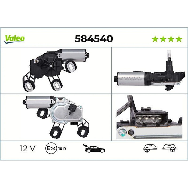 Valeo Front/Rear Wiper Motor Rear 584540