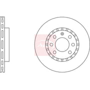 Apec 2 x Vented Front Brake Discs DSK532