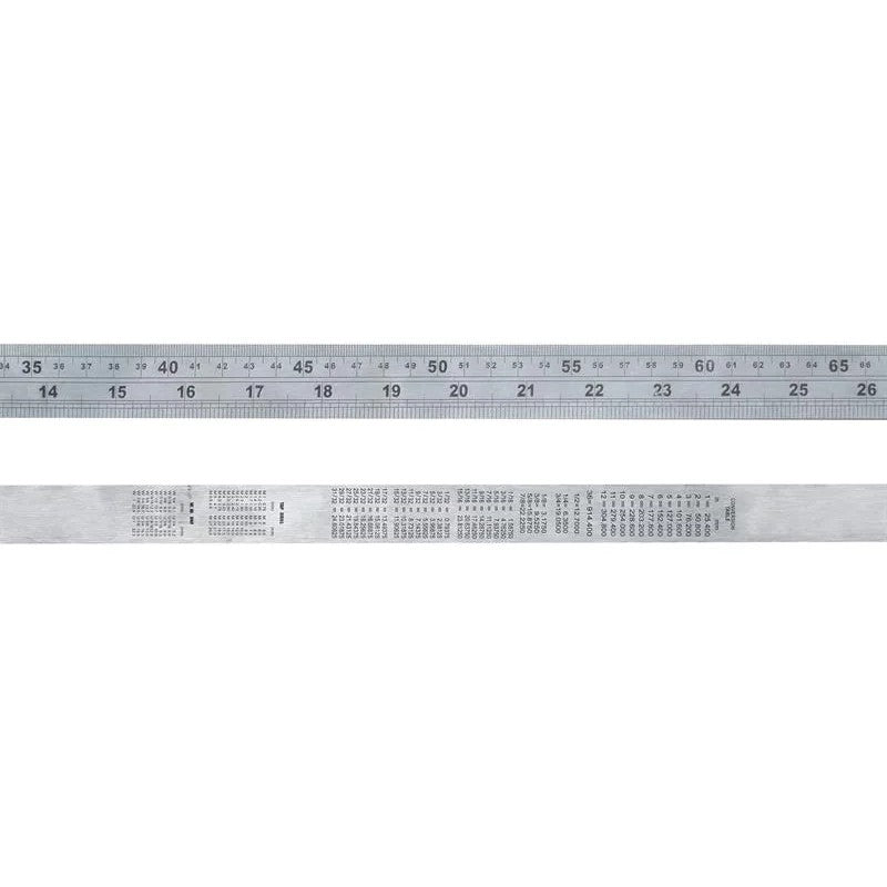 Faithfull Steel Rule 1m / 39in x 30mm - FAIRULE1000S