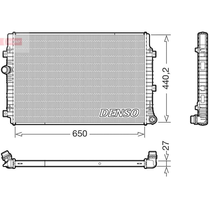 Denso Engine Radiator DRM32059