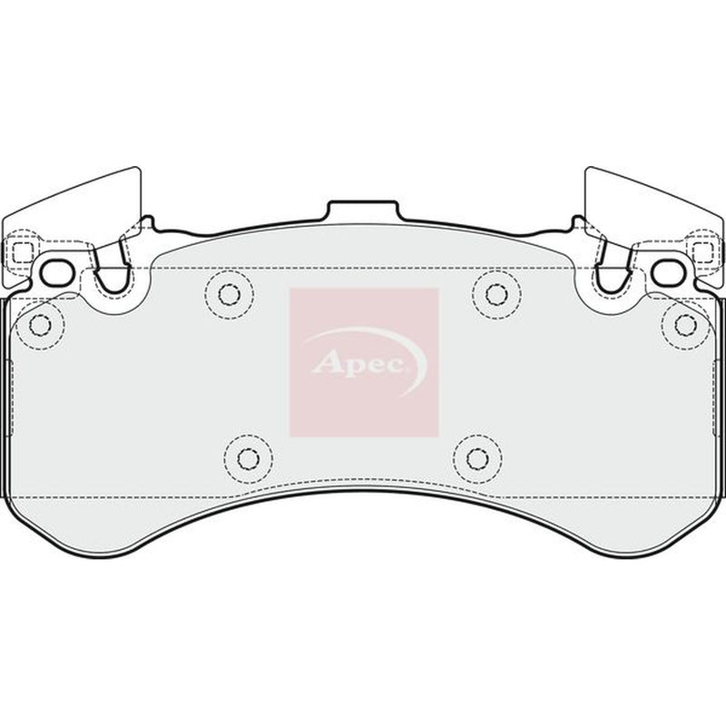 Apec Front Brake Pad Set PAD1805