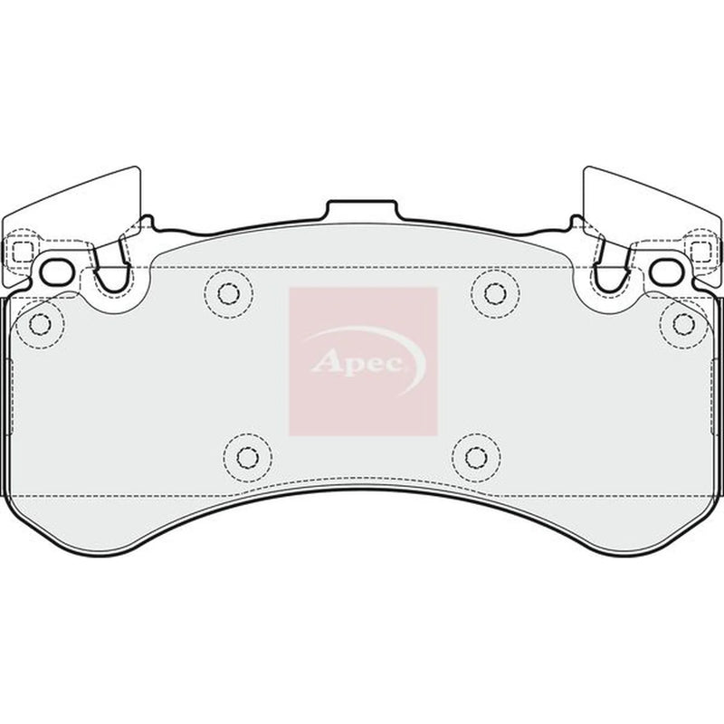 Apec Front Brake Pad Set PAD1805