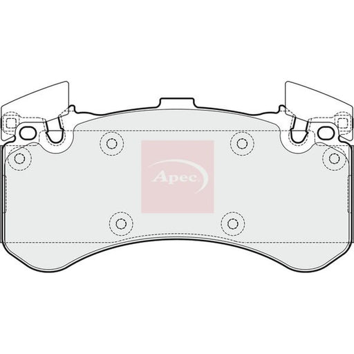Apec Front Brake Pad Set PAD1805