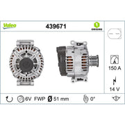 Valeo Car Alternator 12V 439671