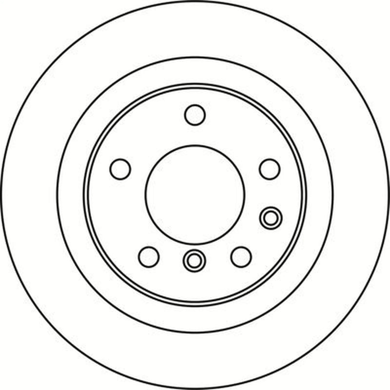 Abtex 2 x Vented Rear Brake Discs BD1517V