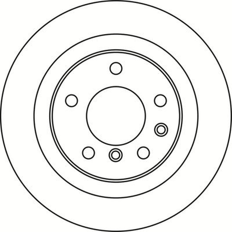 Abtex 2 x Vented Rear Brake Discs BD1517V