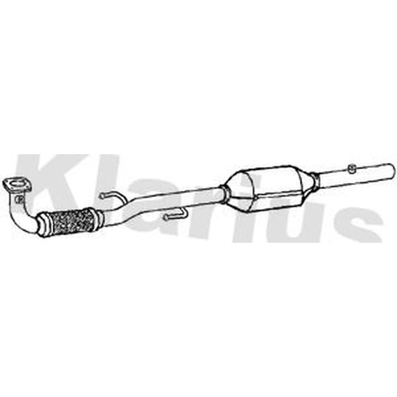 Klarius Catalyst Type Approved With Pipe Centre 322183