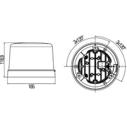 Hella Strobe-Type Beacon High 2XD 012 972-121