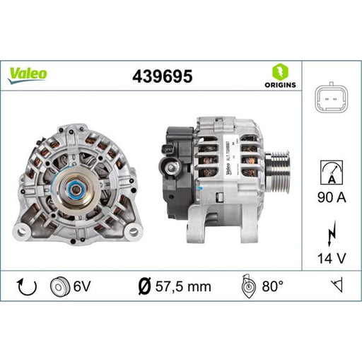 Valeo Car Alternator 12V 439695