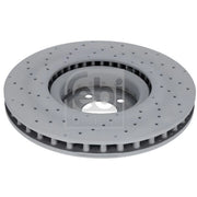 Febi 2 x Two-Piece Front Brake Disc Brake Discs 194906