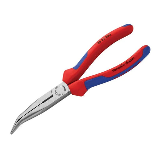 KNIPEX 26 22 200 Snipe Nose Side Cutting Pliers Multi-component Grip 200mm (8in)