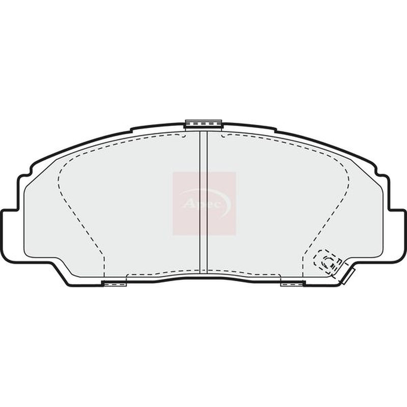Apec Front Brake Pad Set PAD873