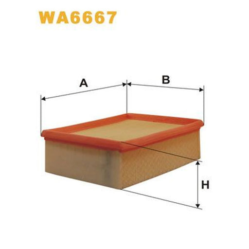 WIX Engine Air Filter WA6667