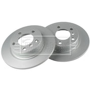 Borg & Beck 2 x Solid Rear Brake Discs BBD5408