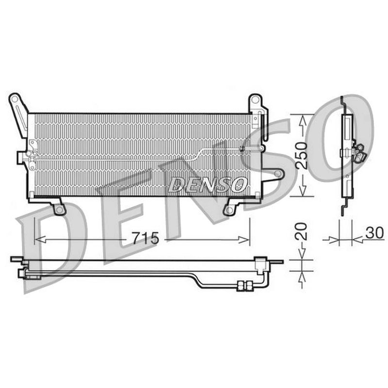 Denso Air Conditioning Condenser DCN09097