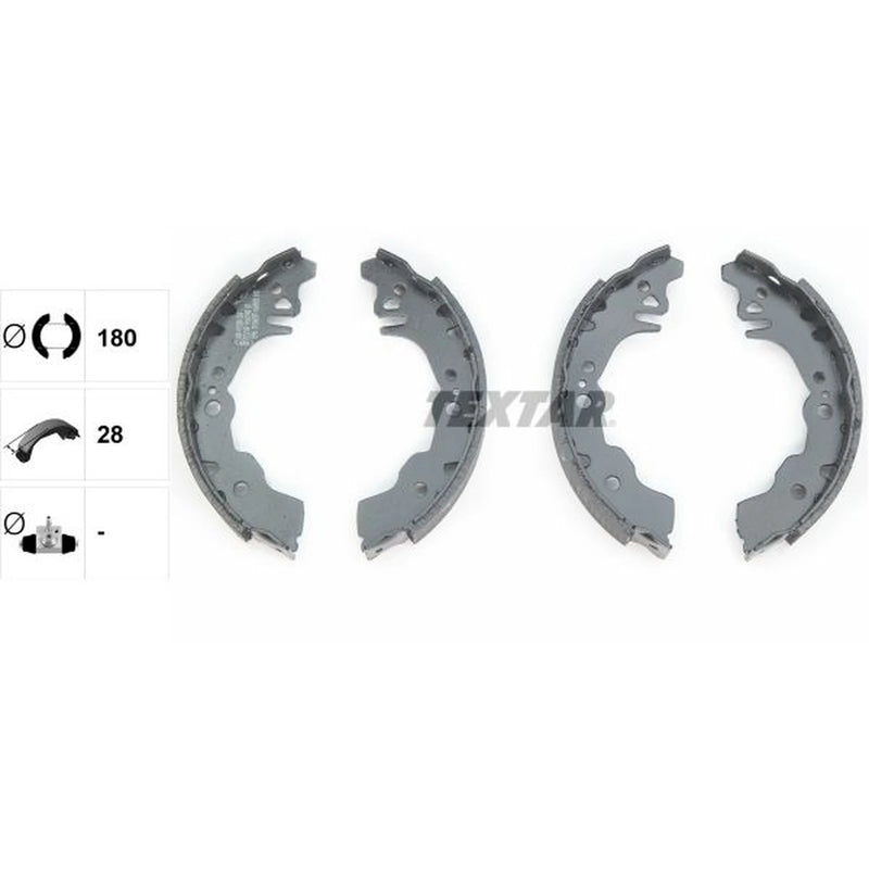 Textar Brake Shoe Set Axle Kit 91067900