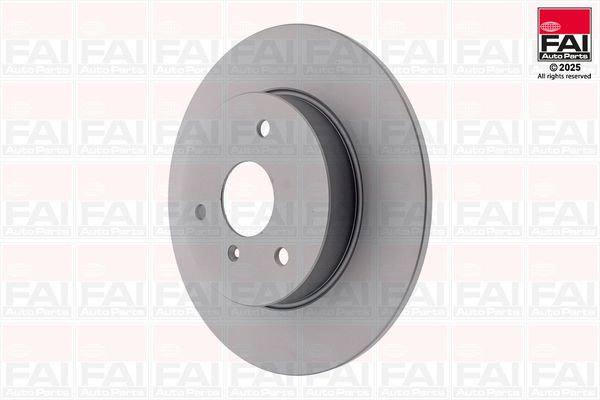 FAI 2 x Brake Disc Set Solid