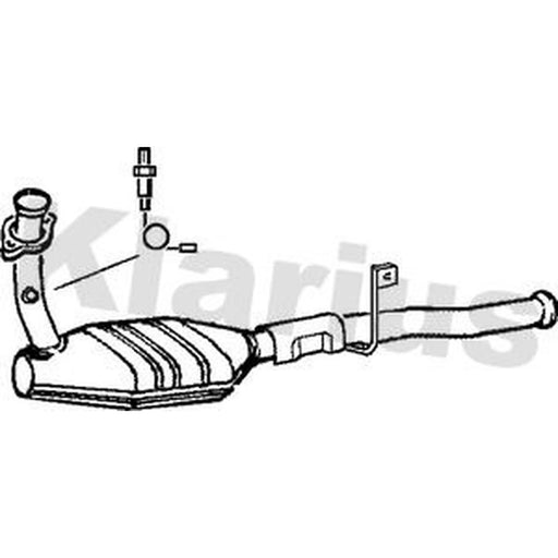 Klarius Catalyst Type Approved With Pipe Front 321071