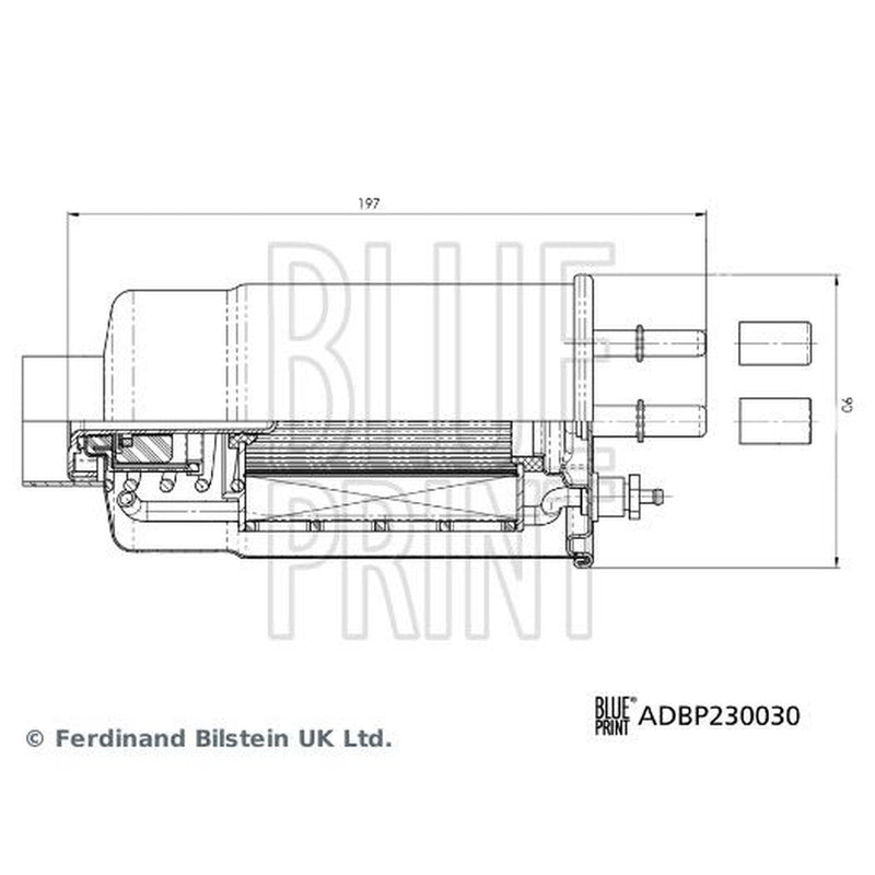 Blue Print Fuel Filter Element ADBP230030