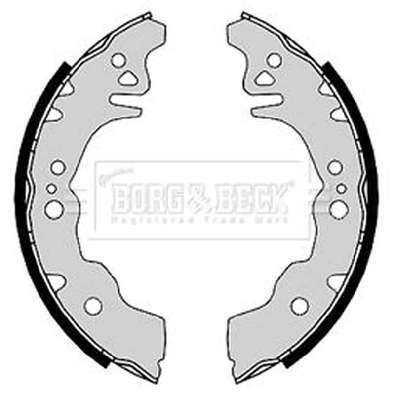 Borg & Beck Brake Shoe Set Axle Kit BBS6402