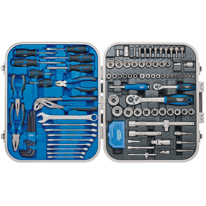 Draper Expert Mechanics Tool Kit 127 Piece Chrome Vanadium Steel