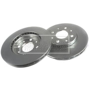 Borg & Beck 2 x Vented Front Brake Discs BBD4406