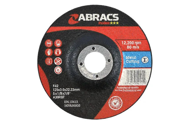 Abracs DPC Cutting Discs x 3.0mm 10pc 100-125mm