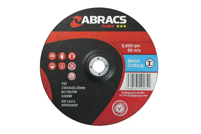 Abracs DPC Cutting Discs x 3.0mm 25pc 115-230mm