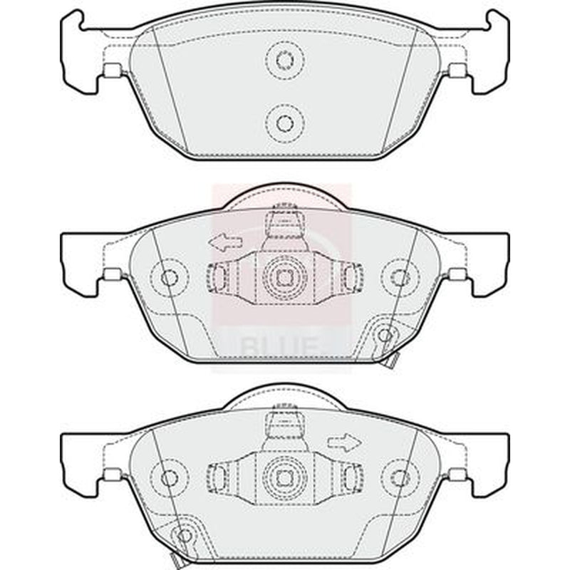 Apec Front Brake Pad Set PD3255