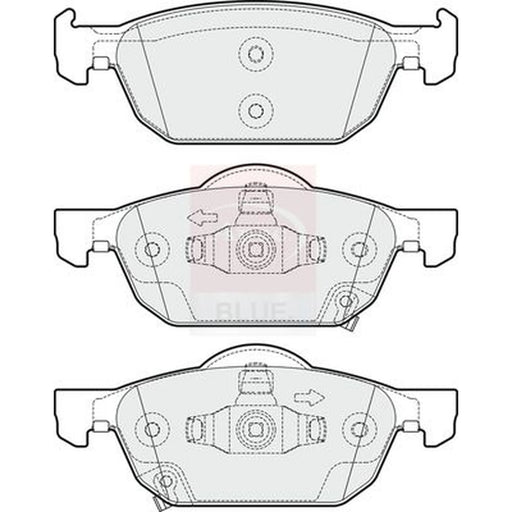 Apec Front Brake Pad Set PD3255