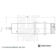 Blue Print Fuel Filter Element ADBP230041