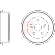 Apec Brake Drum Assembly Rear DRM9988