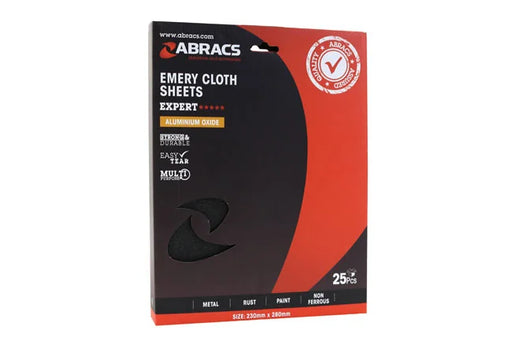 Abracs Emery Sheets P40 25pc - CPL
