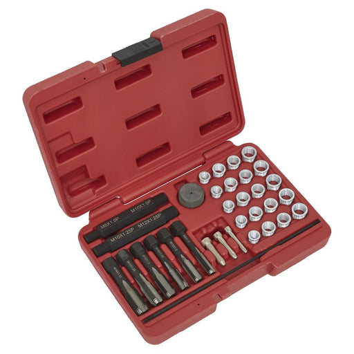 Sealey Glow Plug Thread Repair Set 33pc VS311 Sealey  - Town Parts